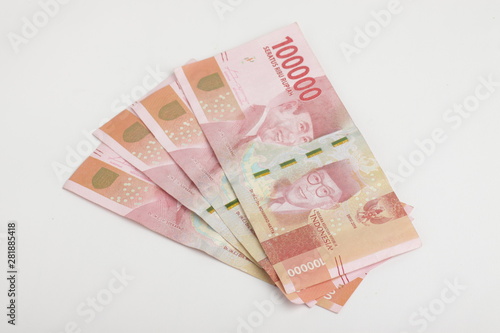 Indonesian Rupiah IDR 100,000 bank notes