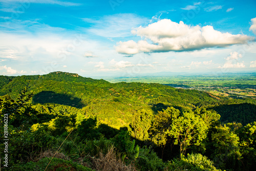 Mountain view when viewed from the KM 12 view point photo