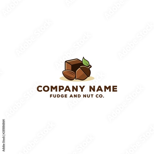 Fudge and nut logo