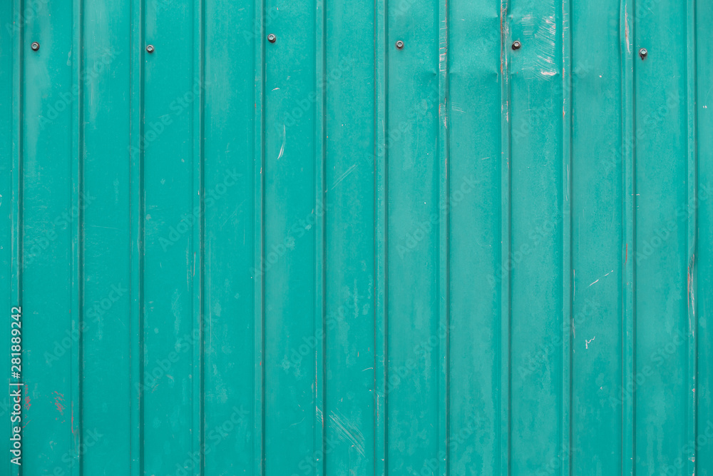 Green Wall metal sheet texture background Green Wall metal sheet texture background