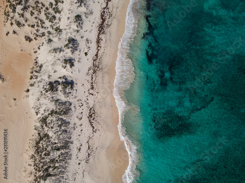 Western Australia Coastal Beach Aerial © Lauren