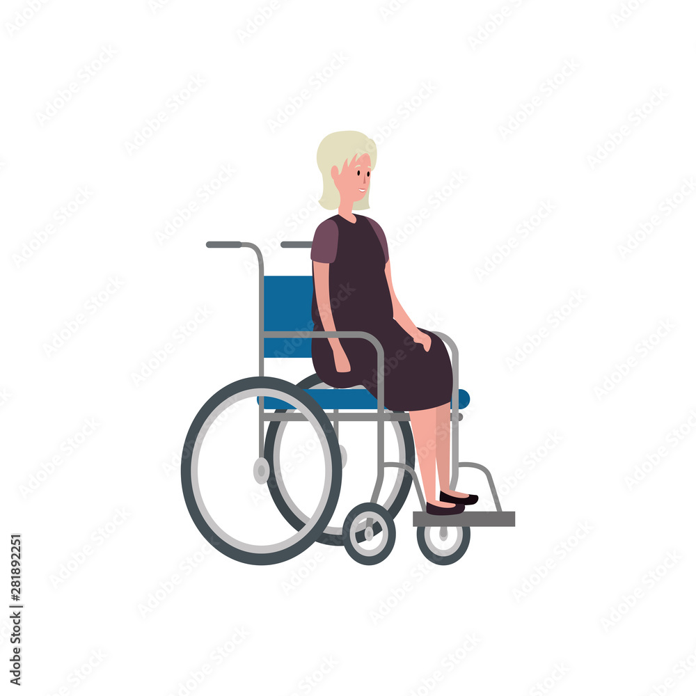 cute grandmother in wheelchair character cute grandmother in wheelchair character