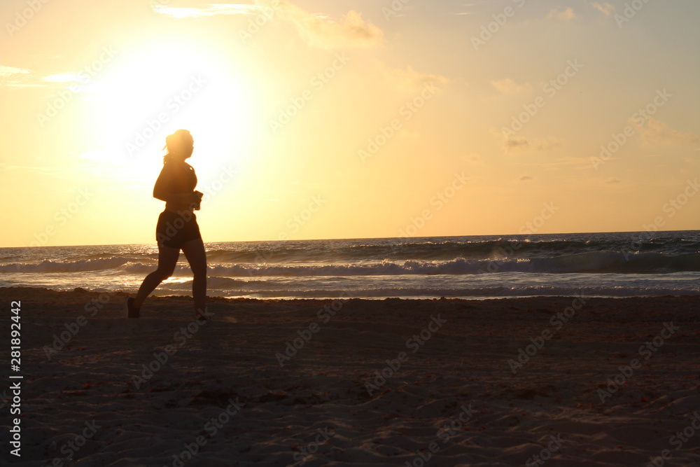 Mujer corriendo