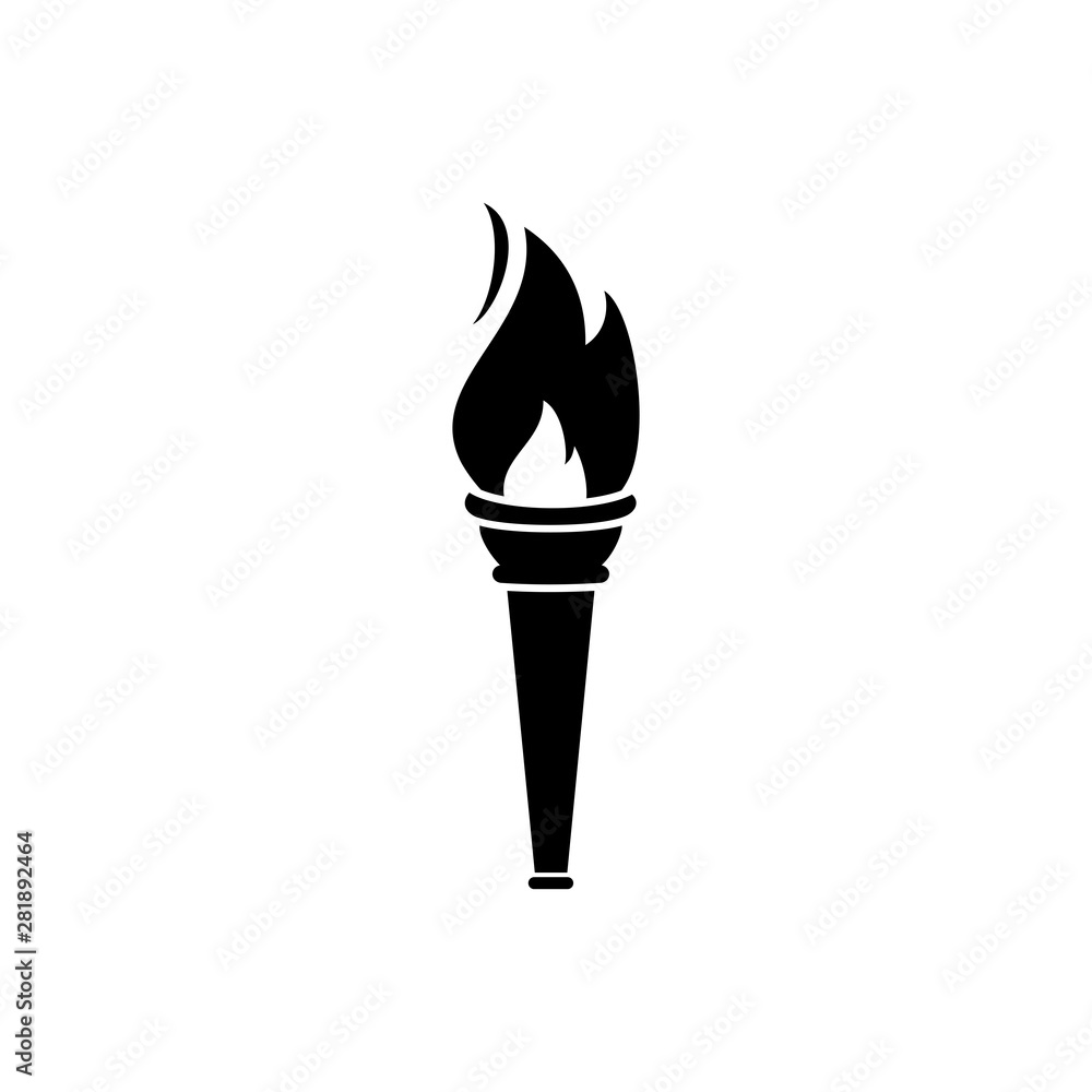 Torch Icon, Torch symbol vector Torch Icon, Torch symbol vector