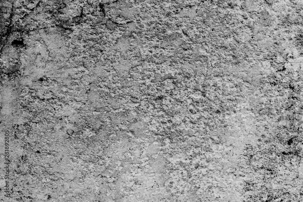 Naklejka premium Texture of a concrete wall with cracks and scratches which can be used as a background