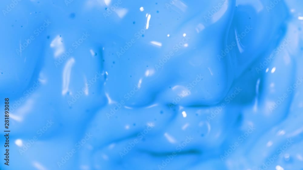 Super slow motion of mixing blue paint. Abstract background. Filmed on high speed cinema camera, 1000 fps. Super slow motion of mixing blue paint. Abstract background. Filmed on high speed cinema camera, 1000 fps.