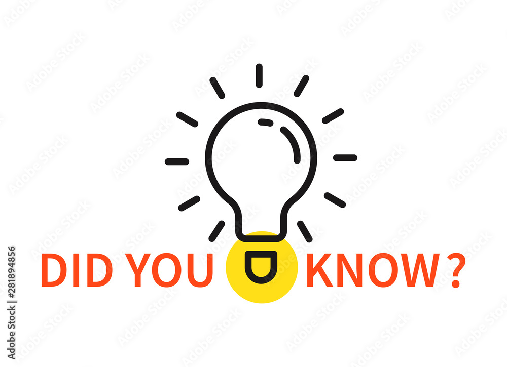 did you know with hanging bulb.
