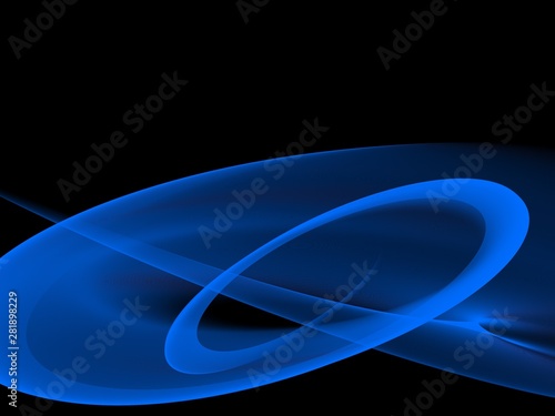 Elegant Abstract Blue Wave Background