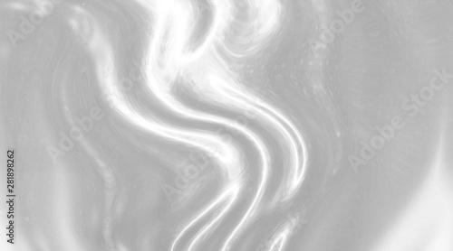 Smooth elegant white silk fabric background. Textile texture. Wide realistic vector illustration