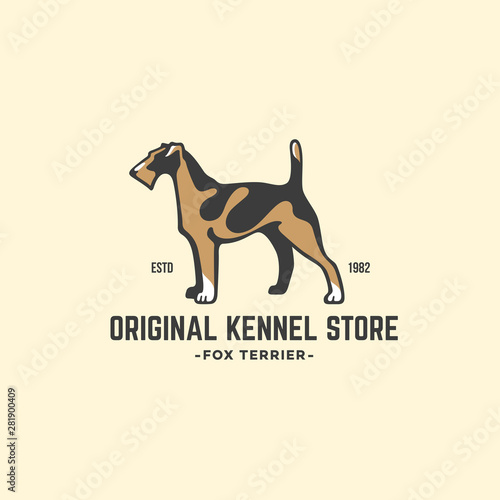 Fox terrier logo