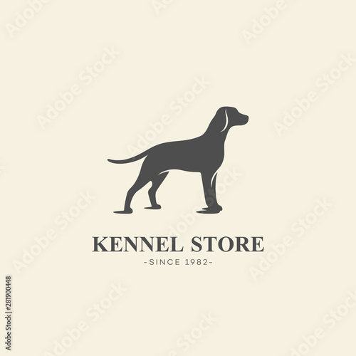 Pointer dog logo
