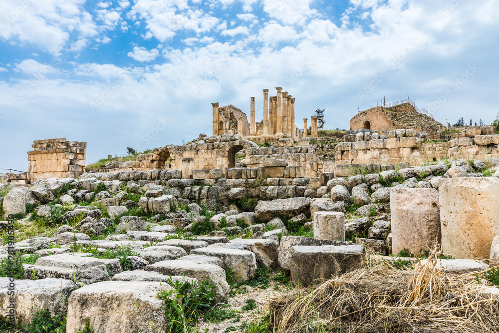 Jerash, the best preserved city of the early Greco-Roman era, it is the largest acropolis of East Asia, Jordan