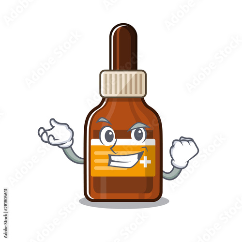 Successful iodine with the a cartoon shape