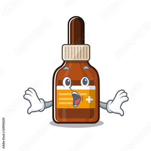 Surprised iodine in the character medicine box