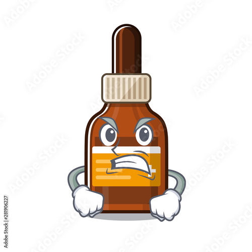 Angry iodine in the character medicine box