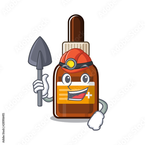 Miner iodine in the character medicine box