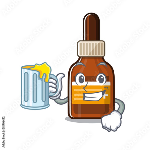 With juice iodine in the character medicine box
