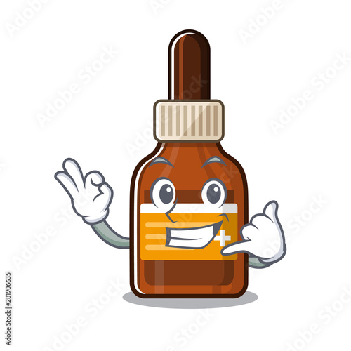Call me iodine in the a cartoon bag