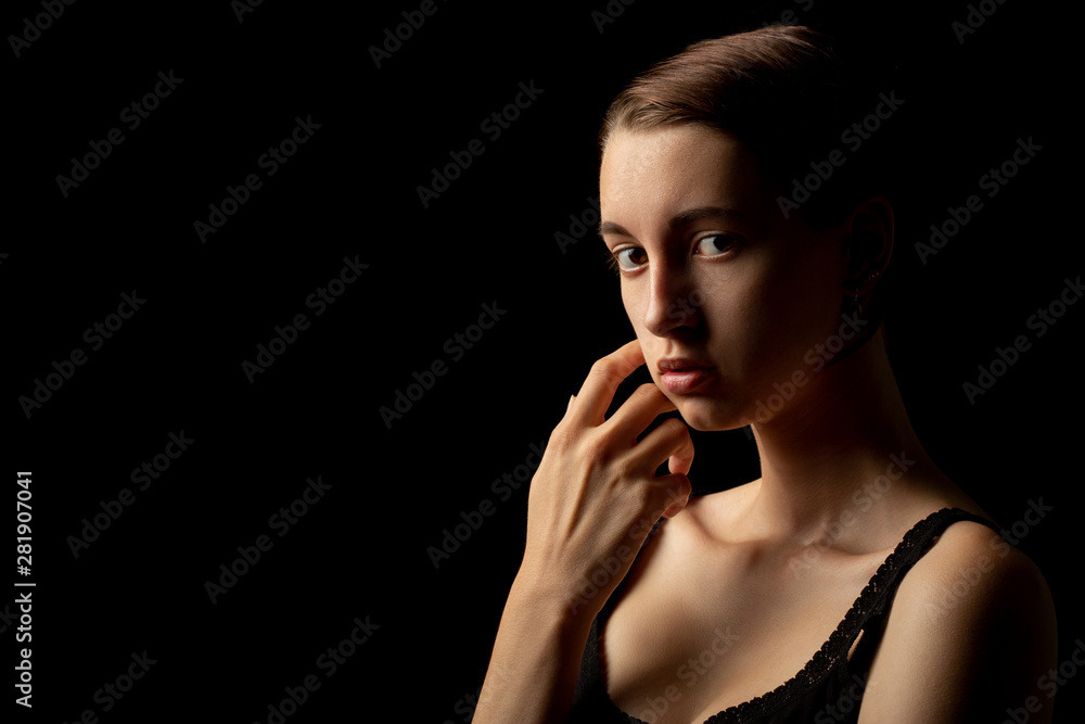 sad young woman sad young woman