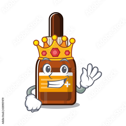 King iodine in the a cartoon bag