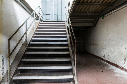 Urban exploration in an abandoned wool mill