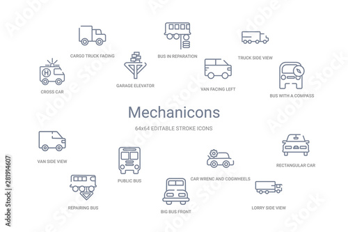 mechanicons concept 14 outline icons