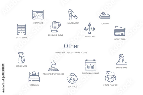 other concept 14 outline icons