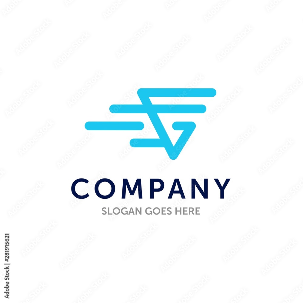 G logo, initial g. modern design for business G logo, initial g. modern design for business