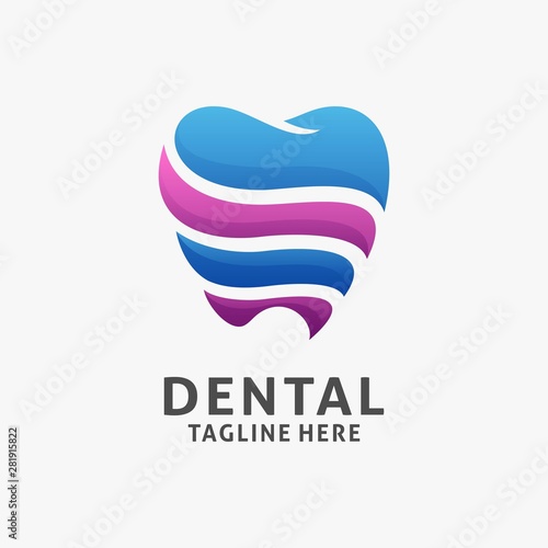 Dental care logo design