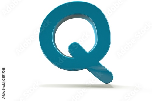 3d letter collection.letter Q