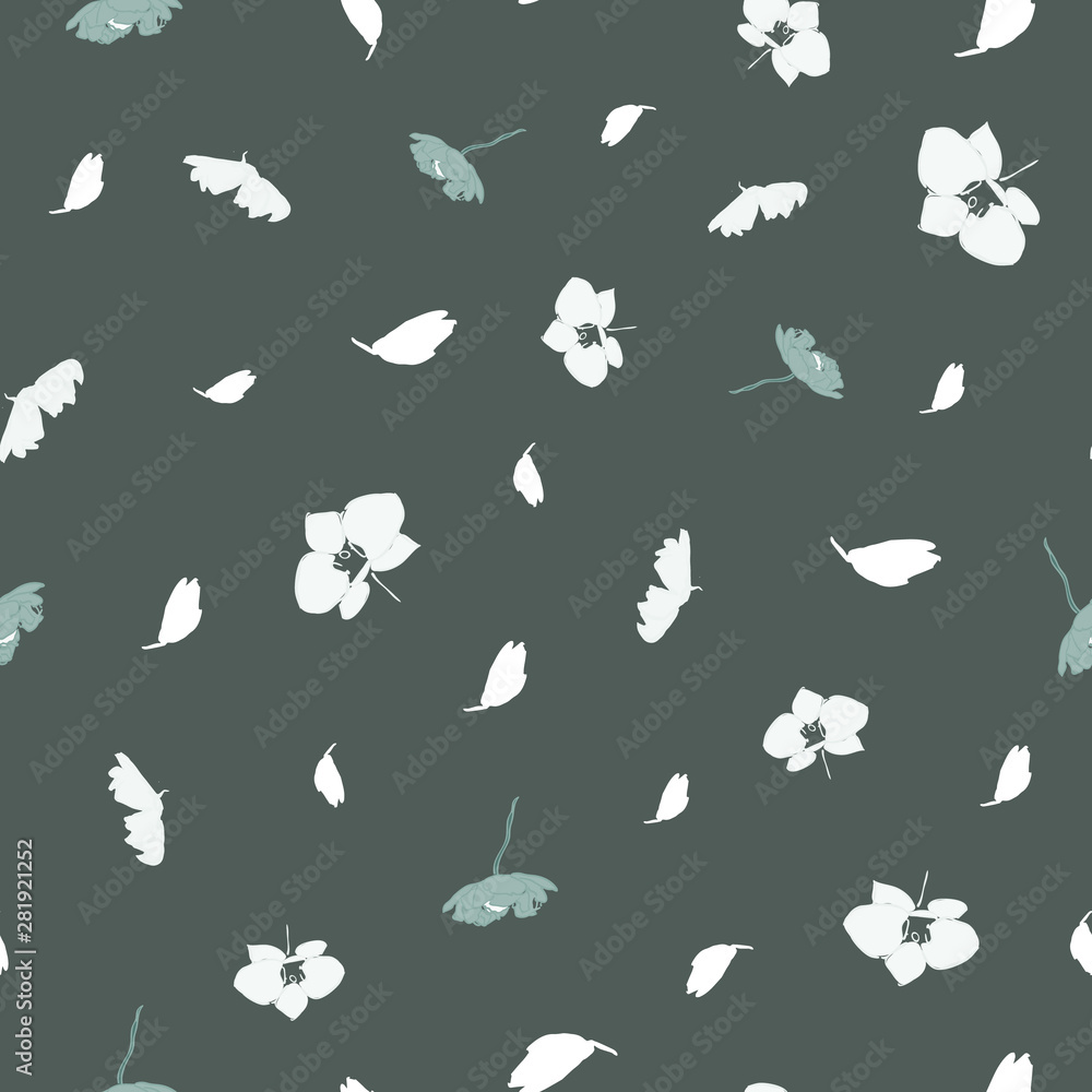 flower leaf seamless repeat patternd design flower leaf seamless repeat patternd design