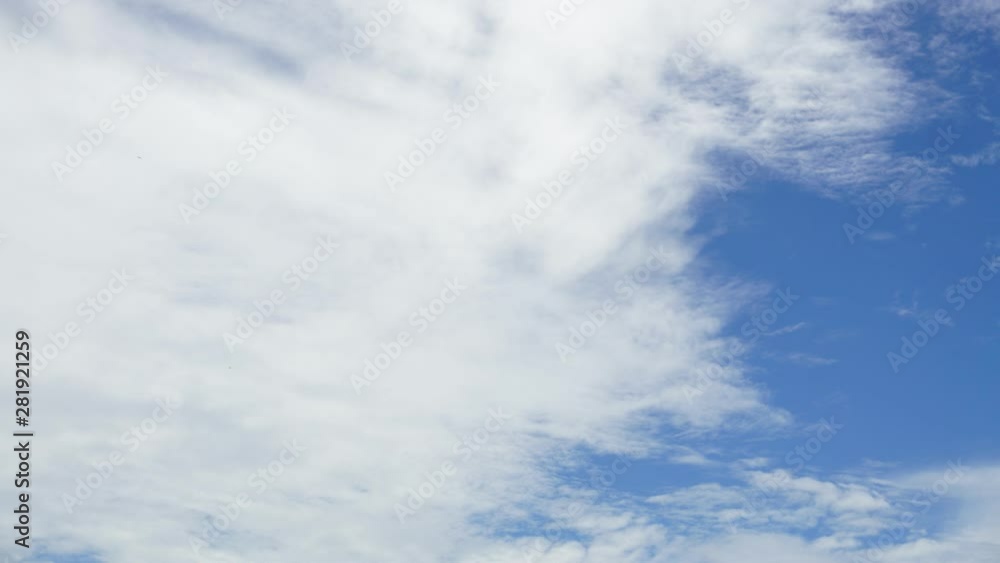 Blue Sky and white clouds Moving abstract natural background Blue Sky and white clouds Moving abstract natural background