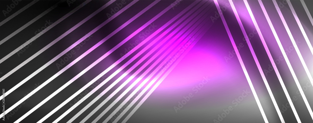 Color light with lines, outer space background, bright rays Color light with lines, outer space background, bright rays