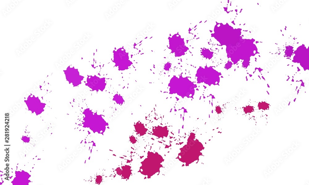 Gouache dots on a white background. Two-color divorces. Gouache dots on a white background. Two-color divorces.