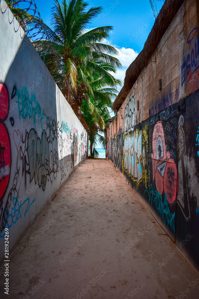 Fototapeta premium street in old town