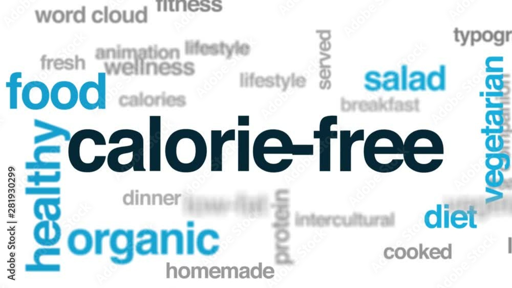 Calorie-free animated word cloud. Kinetic typography. Calorie-free animated word cloud. Kinetic typography.