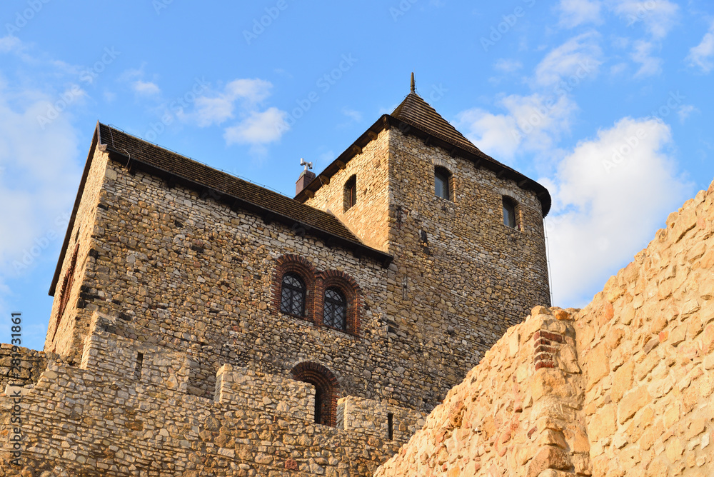 Medieval Bedzin Castle in southern Poland. The stone fortification dates to the 14th century. Europe