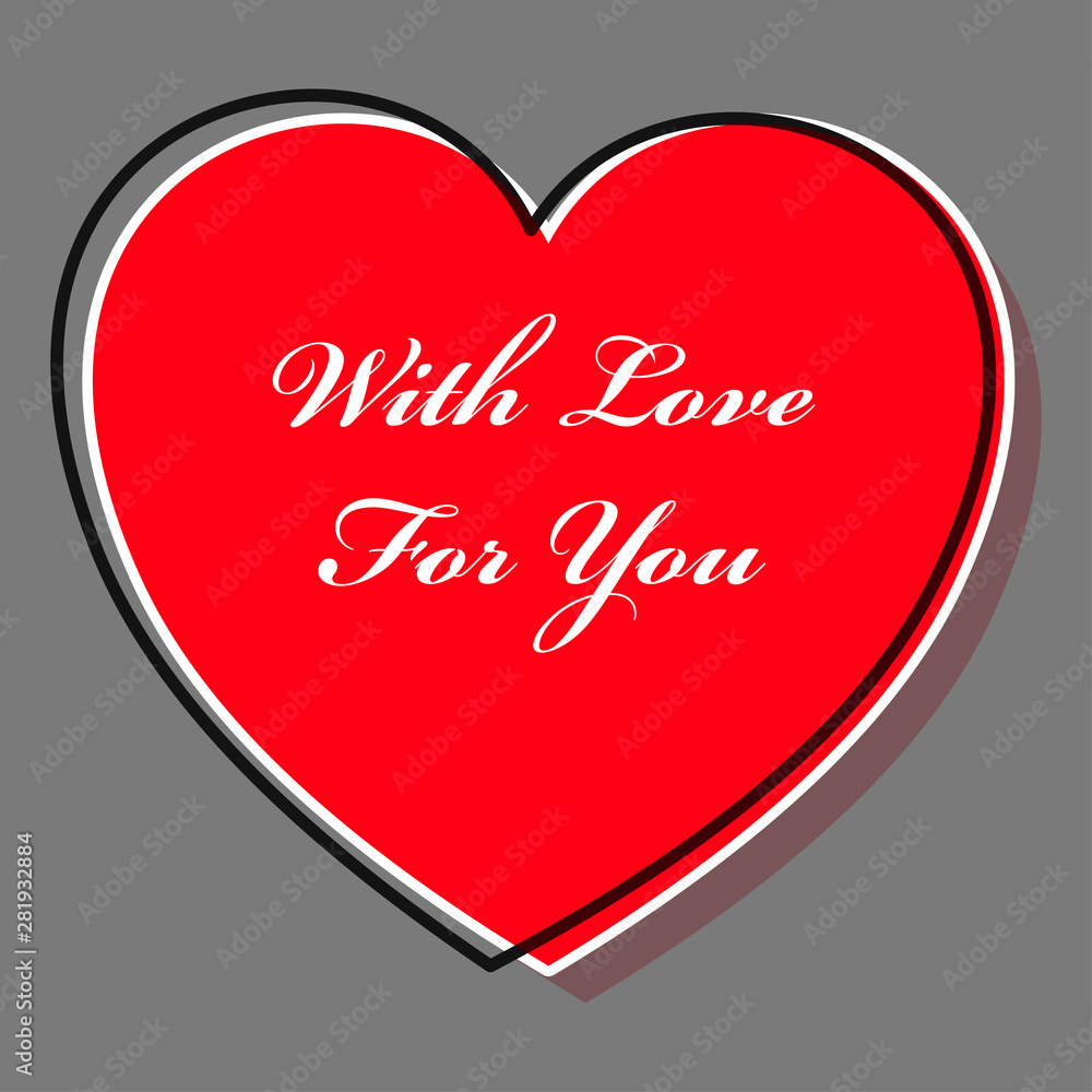 Heart icon set, love symbol. Valentine. Heart of love. Vector illustration. Heart icon set, love symbol. Valentine. Heart of love. Vector illustration.