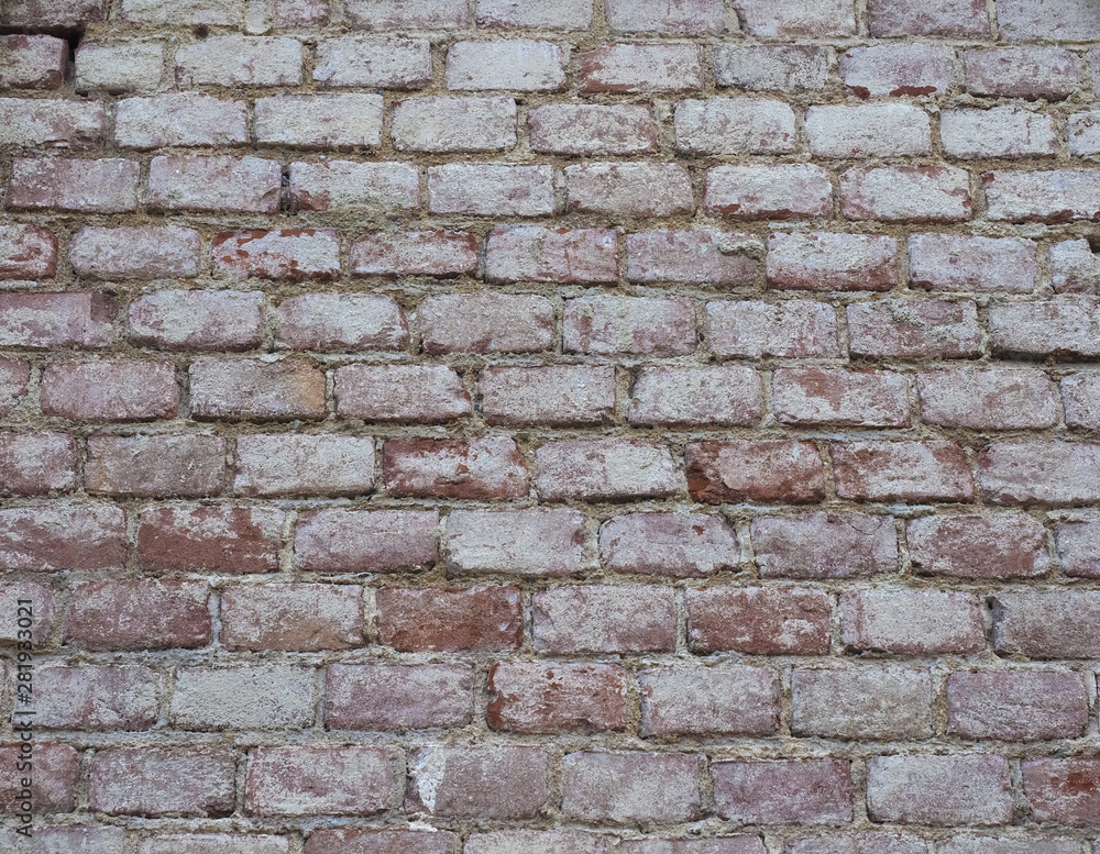 Obraz premium red brick wall background