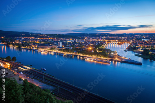 Panorama of Koblenz © Henryk Sadura