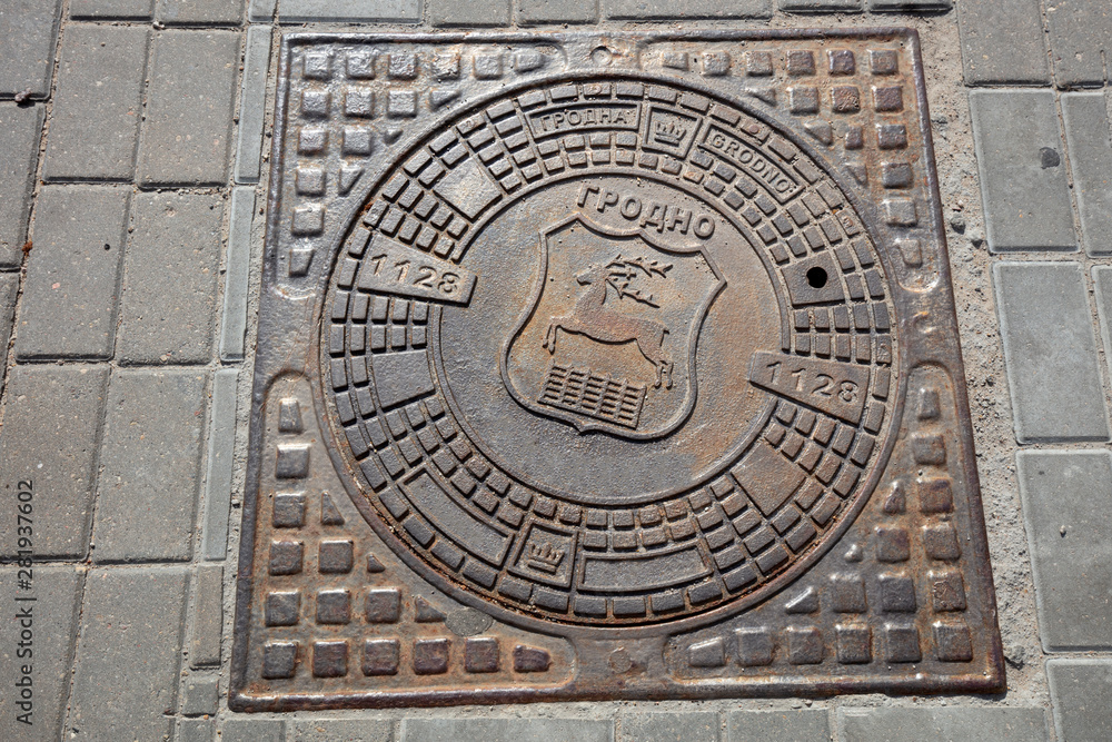 Manhole in Grodno