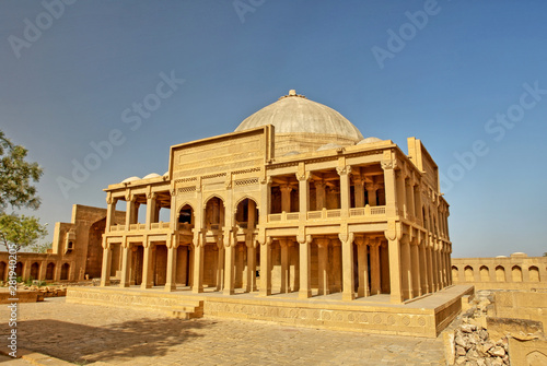 Makli Necropolis - one of the largest funerary sites in the world, near the city of Thatta, in Pakistan.