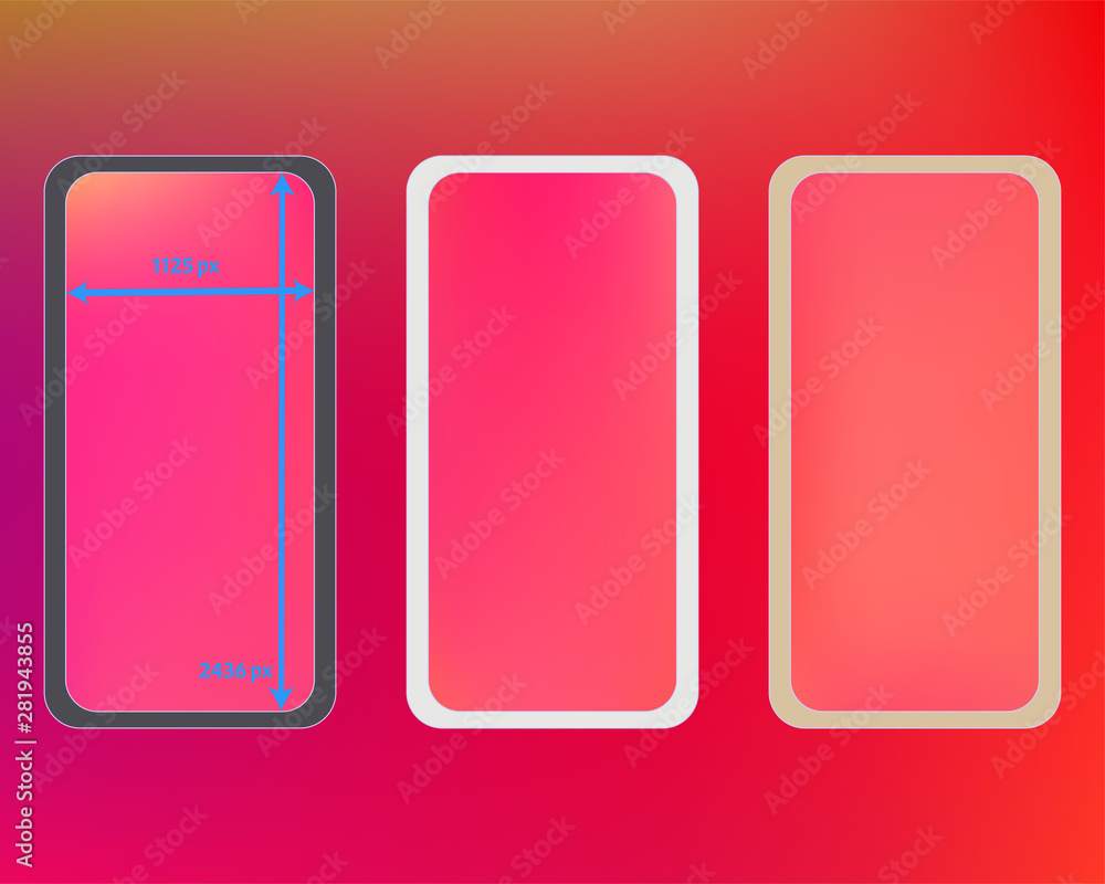 Mesh, multicolor phone backgrounds kit. Mesh, multicolor phone backgrounds kit.