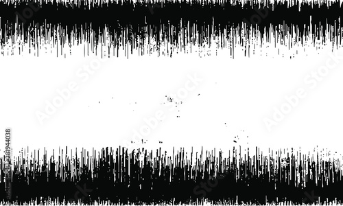 Uneven  natural black and white texture vector. Distressed overlay texture. Grunge background. Abstract textured effect. Vector Illustration. Black isolated on white background. EPS10.