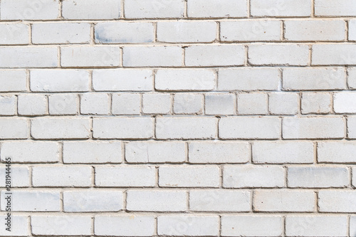 White brick wall, good for using as background