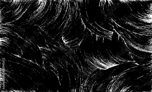 Uneven, natural black and white texture vector. Distressed overlay texture. Grunge background. Abstract textured effect. Vector Illustration. Black isolated on white background. EPS10.