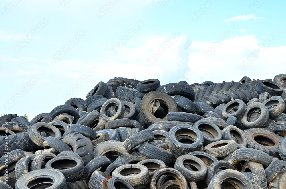 Industrial Landfill For The Processing Of Waste Tires And Rubber Tyres