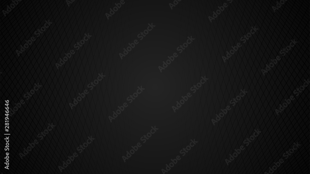 Abstract dark background. Black intersecting lines. Vector illustration.