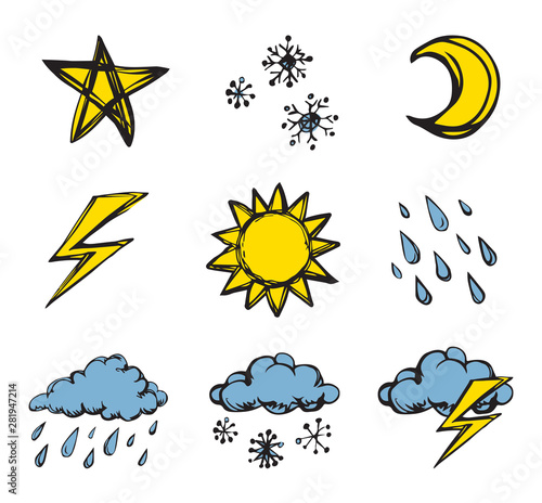 Nature sign. Vector illustration