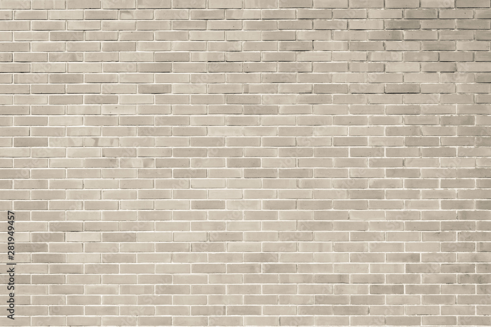 Brick wall pattern texture background in light beige repia brown color Brick wall pattern texture background in light beige repia brown color